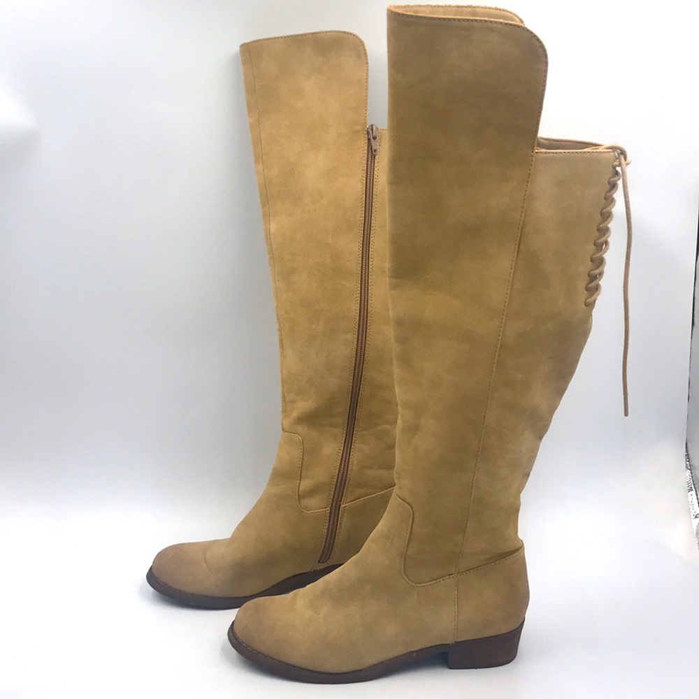 Born in California 👢 Tan Over knee boots Size 7
